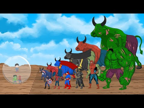 Evolution of Hulk vs Evolution of Spider-Man: What is an Energy Transformation? - FUNNY CARTOON