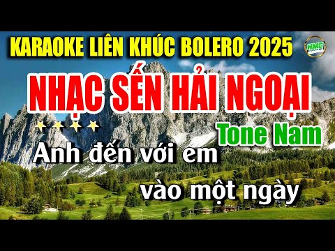 Karaoke Nhạc Trữ Tình Tone Nam Dễ Hát | Nhạc Vàng BOLERO Tuyển Chọn – NHẠC SẾN HẢI NGOẠI