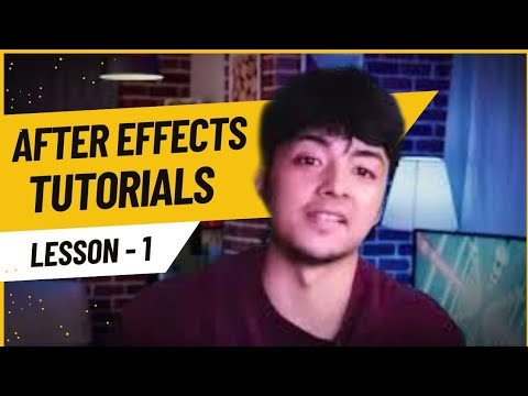 After effects Tutorial-1 | Tools intro | Basics