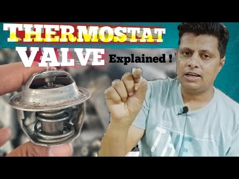 Where to locate thermostat valve in an Engine / Working of thermostat valve#coolingsystem