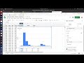 Creating and Analyzing Histograms in Google Sheets