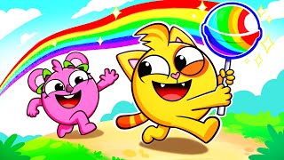 Quem Roubou Meu Pirulito?🍭|Devolva Meu Pirulito|Canções Infantis 🐱🐨🐰🦁 E Rimas Infantis por Baby Zoo