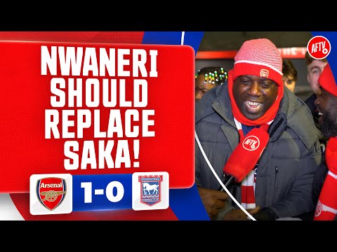 Nwaneri Should Replace Saka! (Belgium) | Arsenal 1-0 Ipswich