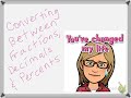 Converting Fractions, Decimals, and Percents