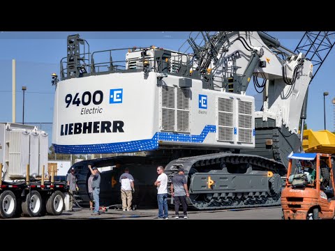 400 Tonne Liebherr Excavator Leaving MINExpo 2024