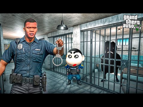 GTA 5: Shinchan & Franklin Investigate Prison Escape In Gta 5