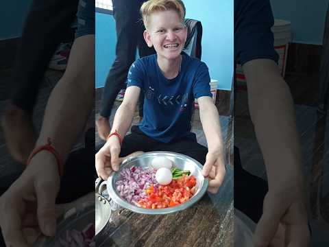 American boy ne banaya egg magie 😍so tasty #shorts #minivlog #shortsfeed