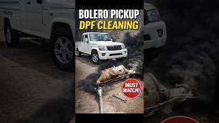 Bolero Pickup BS6 DPF Cleaning | Power Back 💪 Smoke Finish 🚫 | Full Process Explained#DPFCleaning