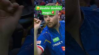🤩how about that Josh Rock💪Australian Darts Masters Dart double double trickshot