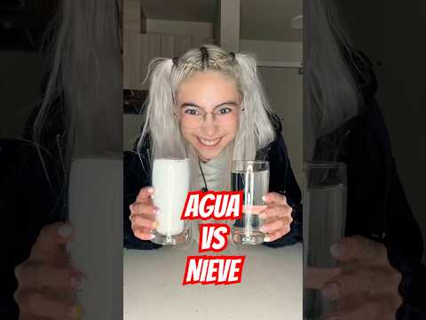 A qué sabe la NIEVE… detrretida😏😳