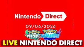 NINTENDO DIRECT JUNE 2026 Livestream Reaction (Pokemon WInds & Waves, Mario 3D & More!)