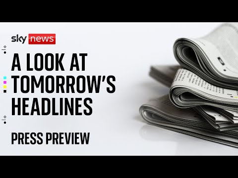 Sky News Press Preview | Sunday 2 November 2025