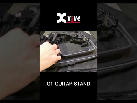 How to quick set up compact guitar stand?