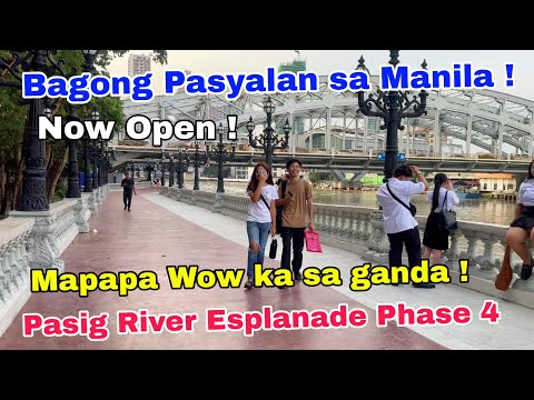 Wow ! Bagong Pasyalan ! Mala Venice ! Pasig River Esplanade Phase 4 madaanan na ! Part 2 oct 20 2025