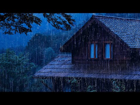 Barulho de Chuva para Dormir Profundamente ⛈ Som de Chuva e Trovões à Noite - Nature White Noise