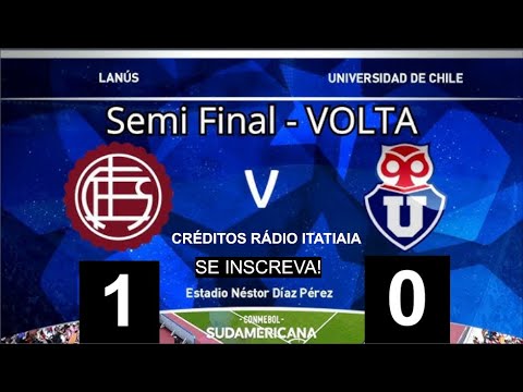 LANUS X UNIV. CAT. CHILE AO VIVO - ITATIAIA