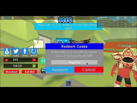 Codes For Youtuber Simulator 2 07 2021 - youtube simulator on roblox