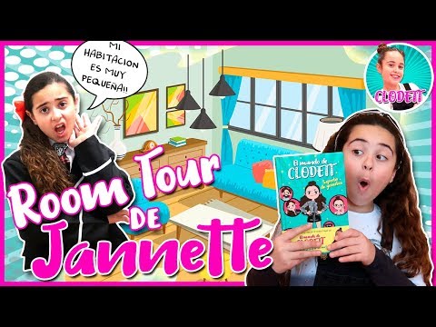 ROOM TOUR de JANNETTE 🏡 Mi HERMANA GEMELA descubre MI PRIMER LIBRO en su NUEVA HABITACIÓN 😱