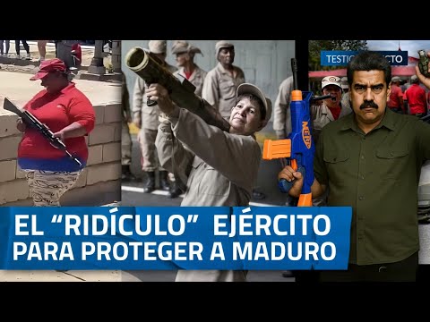 ¡IMPACTANTE! Así Maduro Planea DEFENDERSE contra EE.UU.: De ANCIANAS con FUSILES a búnkeres secretos