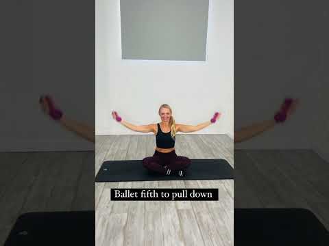 Pilates and Barre Arms 💪🔥#shorts