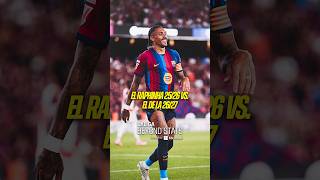 COMPARANDO A RAPHINHA #futbol #laliga