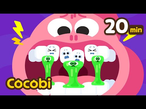 Canção do Dente Mole🦷 | Canções Coloridas para Crianças | Cocobi