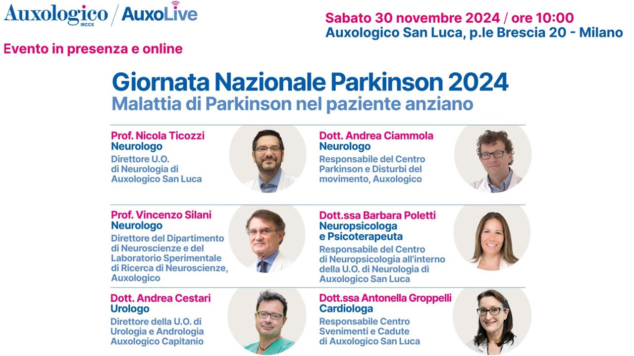 Giornata Nazionale Parkinson 2024