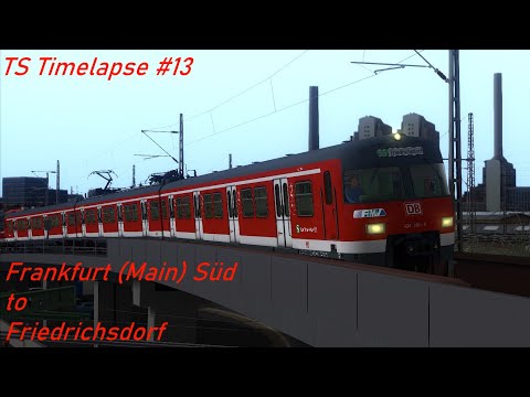 TS Timelapse #13 - S5 from Frankfurt (Main) Süd to Friedrichsdorf with the ET DB BR 420