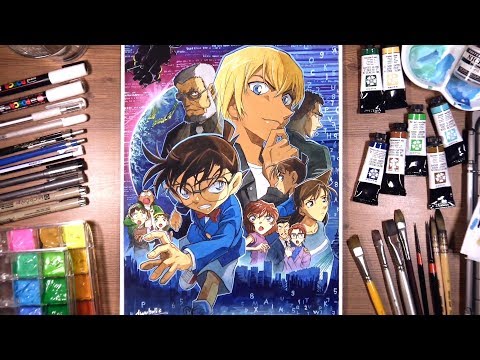 Detective Conan (名探偵コナン: ゼロの執行人) - Watercolor Painting