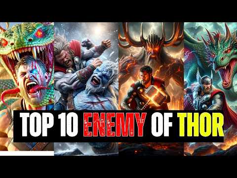 Top 10 Thor’s Most Powerful Enemies in Norse Myths | Giants, Serpents, and More