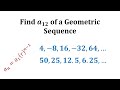 Geometric Sequences and Their Properties