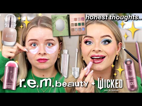 Testing the r.e.m. beauty x Wicked FULL MAKEUP COLLECTION.. my honest thoughts