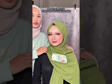 MEMANG WARNA MERAH ITU BIKIN CERAH DI MUKA #riaspengantin #shorts