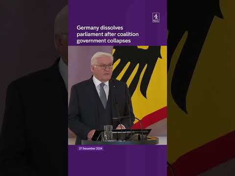 Germany dissolves parliament after coalition government collapses