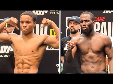 Floyd Schofield Jr vs Tevin Farmer FULL WEIGH-IN | Farmer MISSES WEIGHT by 0.4 lbs on 1st try