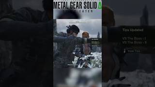 Snake vs The Boss Final Fight Metal Gear Solid Delta #metalgearsolid #gaming #shorts #shortsfeed