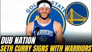 SETH CURRY RETURNS TO DUBS: ELITE SNIPER REUNITED WITH STEPH, BENCH FIREPOWER! | WARRIORS NEWS TODAY