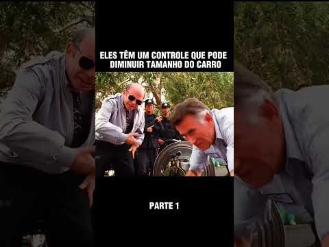 ELE TEM UM CONTROLE QUE CONSEGUE DIMINUIR O TAMANHO DO CARRO #filmes #recapfilme #filme