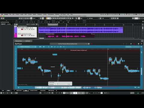 Fast Vocal Tuning In Cubase Using RePitch