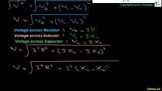 Resistor-Inductor-Capacitor: Impedance Triangle and Phase Angle