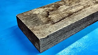 The home craftsman surprised with his idea of an old board