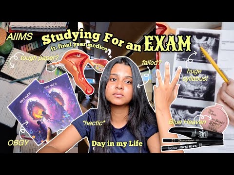 Studying for an EXAM😱 Day in the Life of FINAL YEAR MEDICO🥼 Study with me📚 MBBS Life at AIIMS🩺 NEET