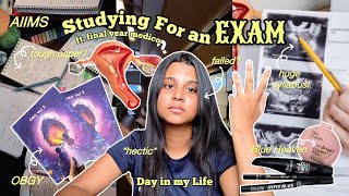 Studying for an EXAM😱 Day in the Life of FINAL YEAR MEDICO🥼 Study with me📚 MBBS Life at AIIMS🩺 NEET