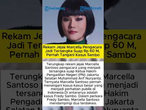 Rekam Jejak Marcella Pengacara Jadi Tersangka Suap Rp 60 M, Pernah Tangani Kasus Sambo