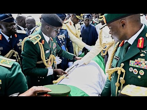 YouTube video thumbnail: Nigeria's Former President Buhari Laid to Rest in His Hometown of Daura