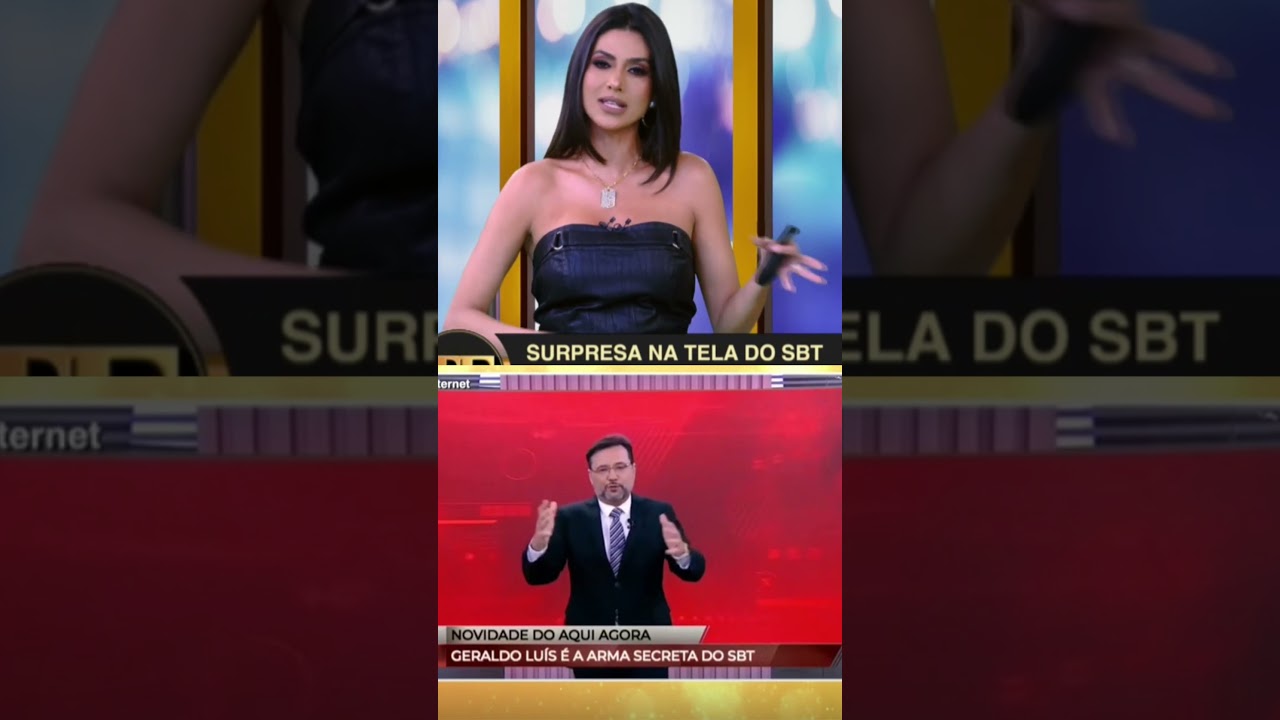 De surpresa SBT promove retorno de Geraldo Luís ao novo Aqui e Agora