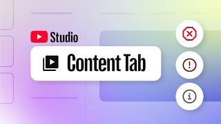 YouTube Studio mein maujood Content Tab ke baare mein info