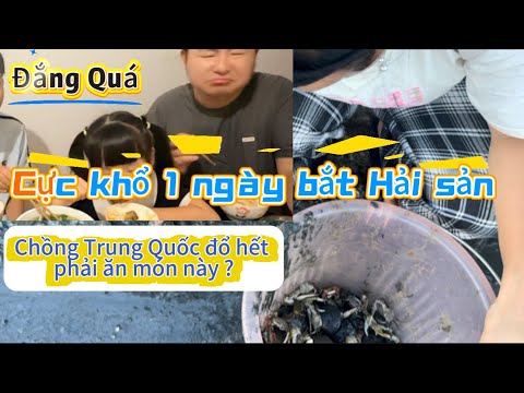 Mê mệt bắt được nhiều còng và ốc HẾT ĂN KHI chồng Trung Quốc LÀM ĐIỀU NÀY_TROL cho ăn món đắng nhất?