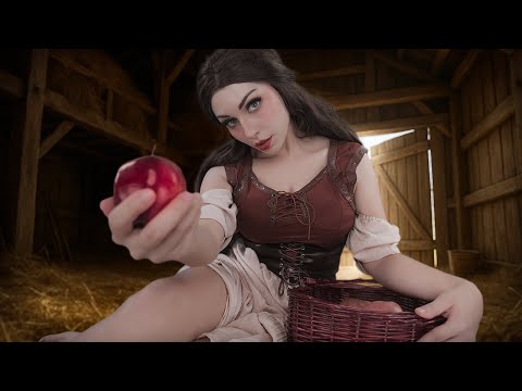 You Slept in My Barn… Farm Girl Takes Care of You 🍎 ASMR Roleplay