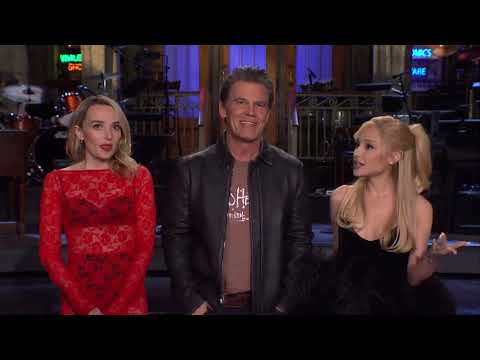 Josh Brolin and Ariana Grande SNL Promo